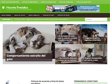 Tablet Screenshot of mascotadomestica.com